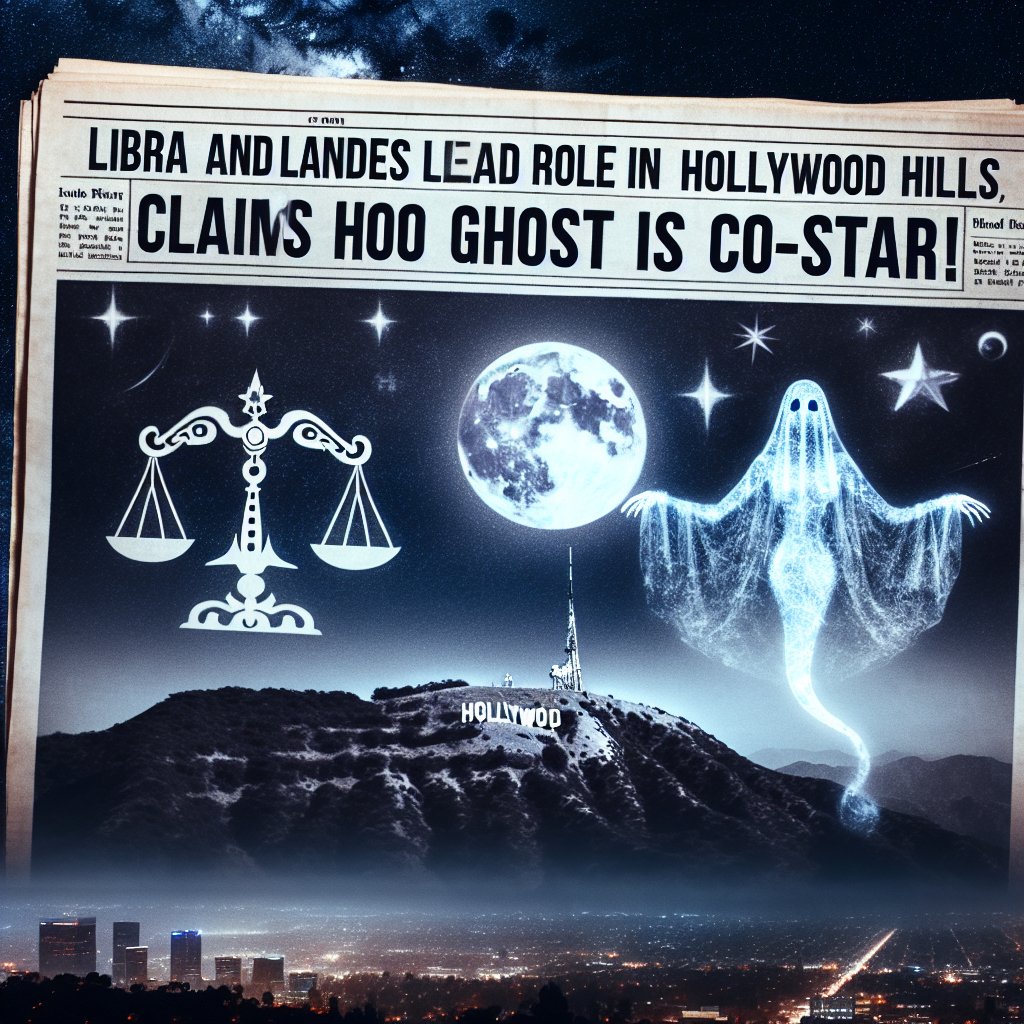 bullastrologer's tweet photo. SENSATION: #Libra Lands Lead Role in Haunted Hollywood Hills, Claims Ghost as Co-Star! #SpookyScenes #Astrology https://t.co/W8S9K6uALa