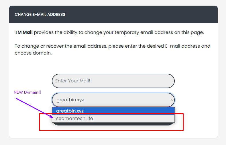 TM_Mail1's tweet photo. Due to some technical issues we have discontinued mails from .PW domain. But we have added a 💌🩷new precious domain for you. Now you can use 2 domains as mentioned in the image below. ENJOY.... https://t.co/ug3kfgP7va now to verify any account!!! https://t.co/f0SFFFrgXI