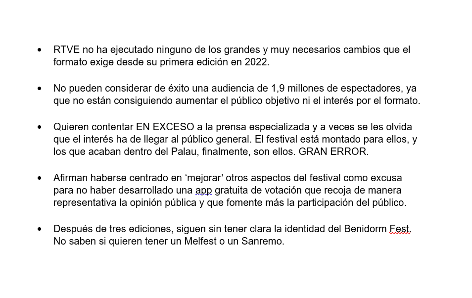 eurovisoundcom's tweet photo. ✨ Ahora bien, hay mucho que decir... 🧐🔴
#BenidormFest2024 #BenidormFestFinal https://t.co/SaZxOfhD2t