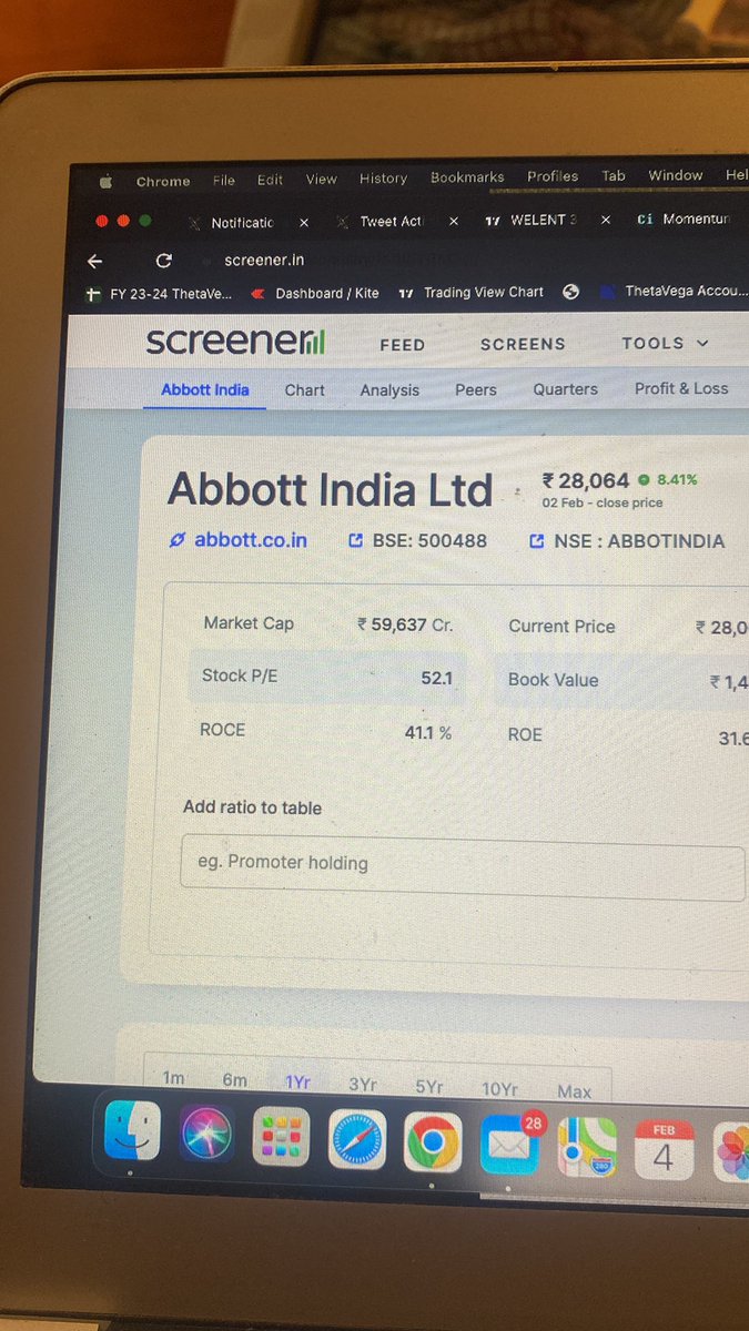 #AbbottIndia
CMP 28000

Expecting 35000 soon !!

Breakout Stocks on Bigger time frame .