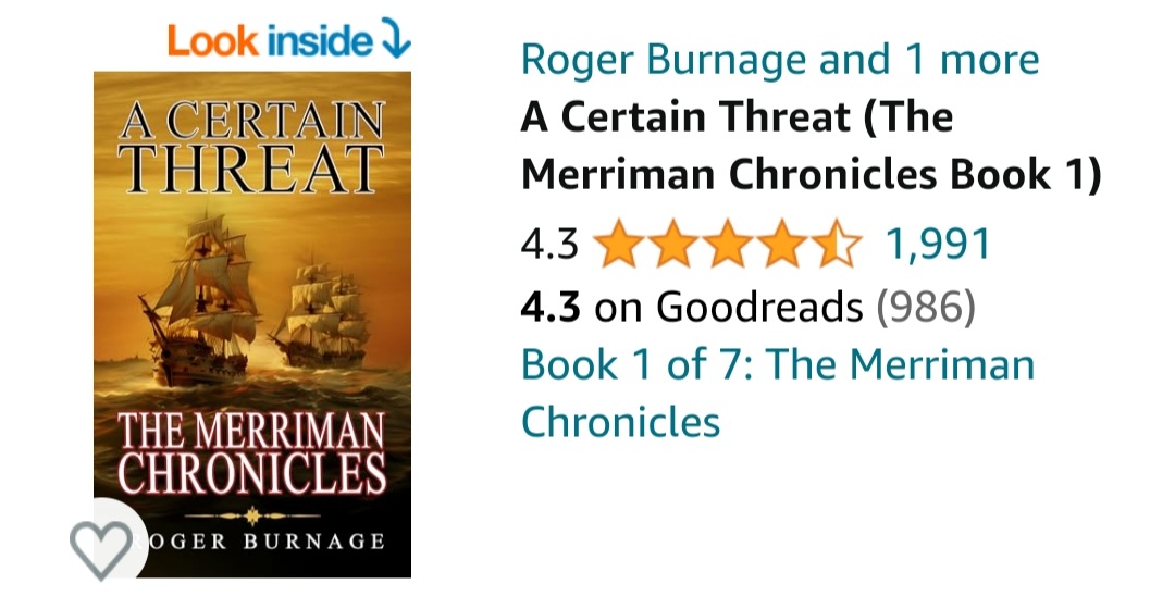 Nearly at 2000 ratings & reviews.

The recent professional re-edit and production of the audiobook has helped too.

Happy with that.

#booklover #histfic #audiobook #northwales #bookrecommendations #Adventure #tallships #audible #fiction #kindleunlimited