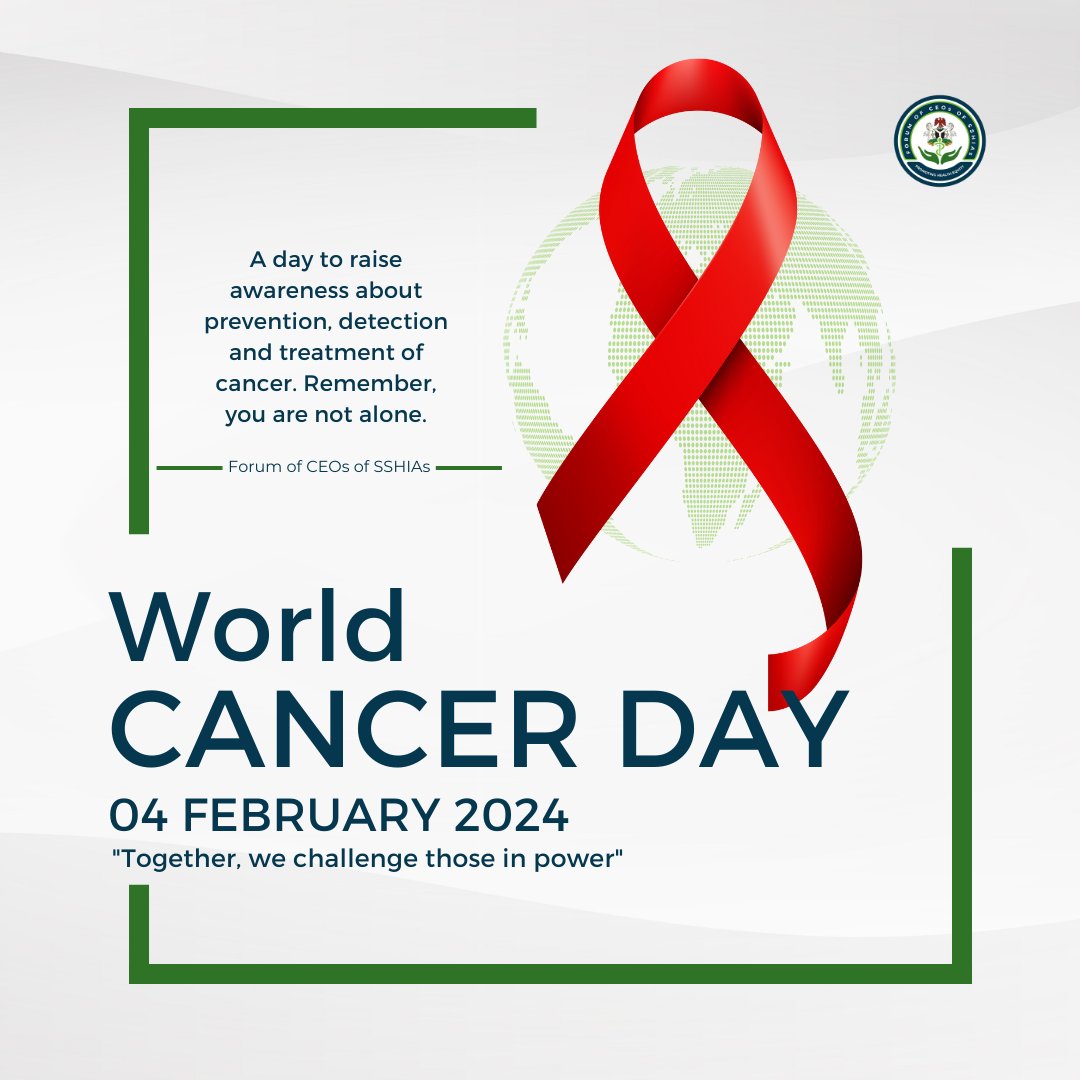This World Cancer Day, join the movement. Your role in this shared commitment is integral. 

Share this post with friends and family!
@abukurfi
@Adaeze_Oreh
@AfHEA_Africa 
@AgalaVetty

#WorldCancerDay #CloseTheCancerGap #healthinsurance