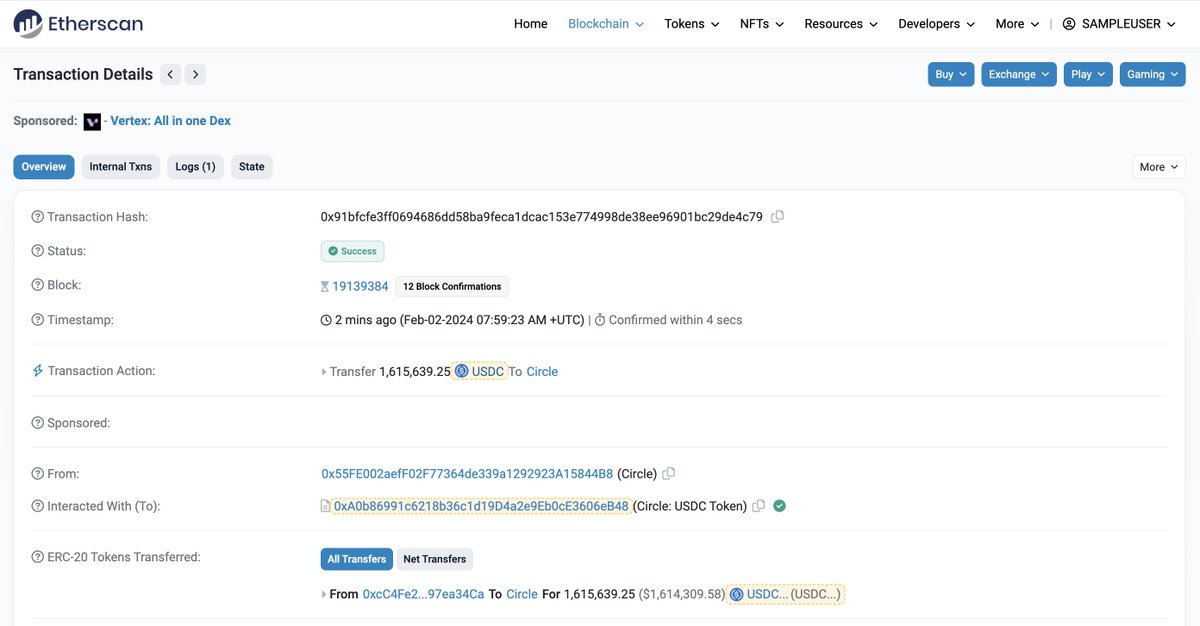 etherscan's tweet photo. 🆕 Token &amp; Method Highlight

Highlight-on-hover now applies to tokens &amp; methods and on more pages across Etherscan

We hope this makes it easier to spot recurring addresses/tokens/methods https://t.co/pQ9OyRck4G