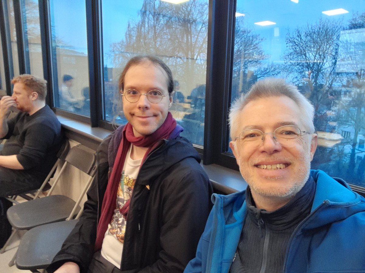 woluweb's tweet photo. Now at @fosdem in Brussels in very good company:
- on my right @lucidfox ie Crystal Dionysopoulos, @joomla's President
- on my left Jean-Philippe Methot from @PlanetHoster, my favourite hosting company who also supports ao the French-speaking Joomla Community
❤️💙💚🧡 https://t.co/XwimRAr5Nm