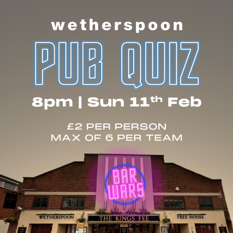 barwars's tweet photo. Quizzing at Wetherspoon Hereford NEXT Sunday! #pubquiz #hereford #herefordshire https://t.co/4HiIi4nrI6