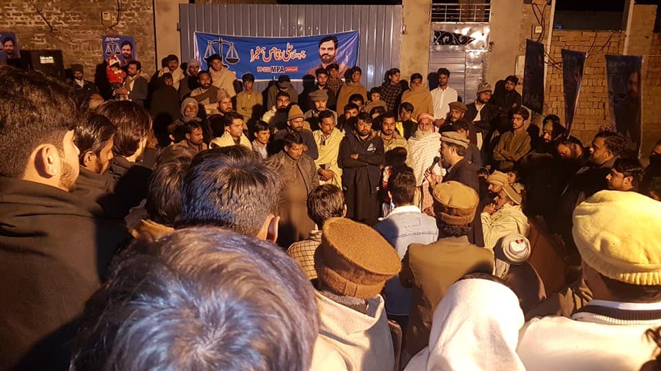 JIPOfficial's tweet photo. وہاڑی- چکنمبر 475EB میں PP 232  سے جماعت اسلامی کے امیدوار چوہدری علی وقاص ہنجرا جلسہ سے خطاب کر رہے ہیں۔
 #قوم_کو_حق_چاہیے https://t.co/1j91jklK6X
