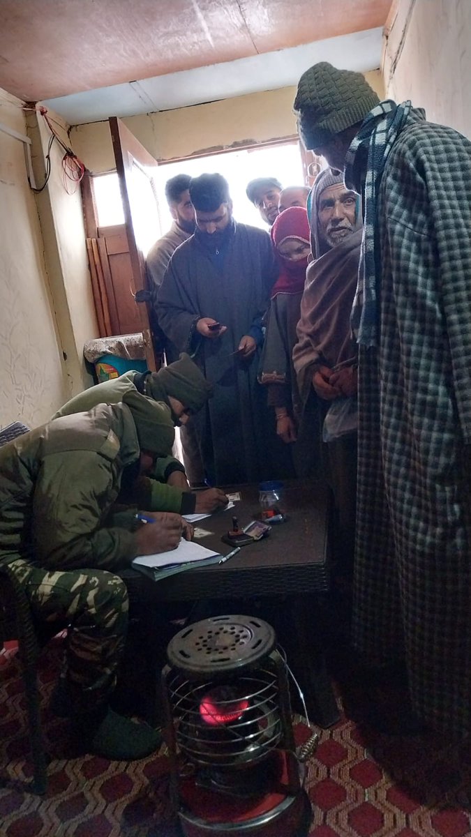 96 bn has organised free medical camp at Hanomanpora village,Anantnag district on 04/02/2024.