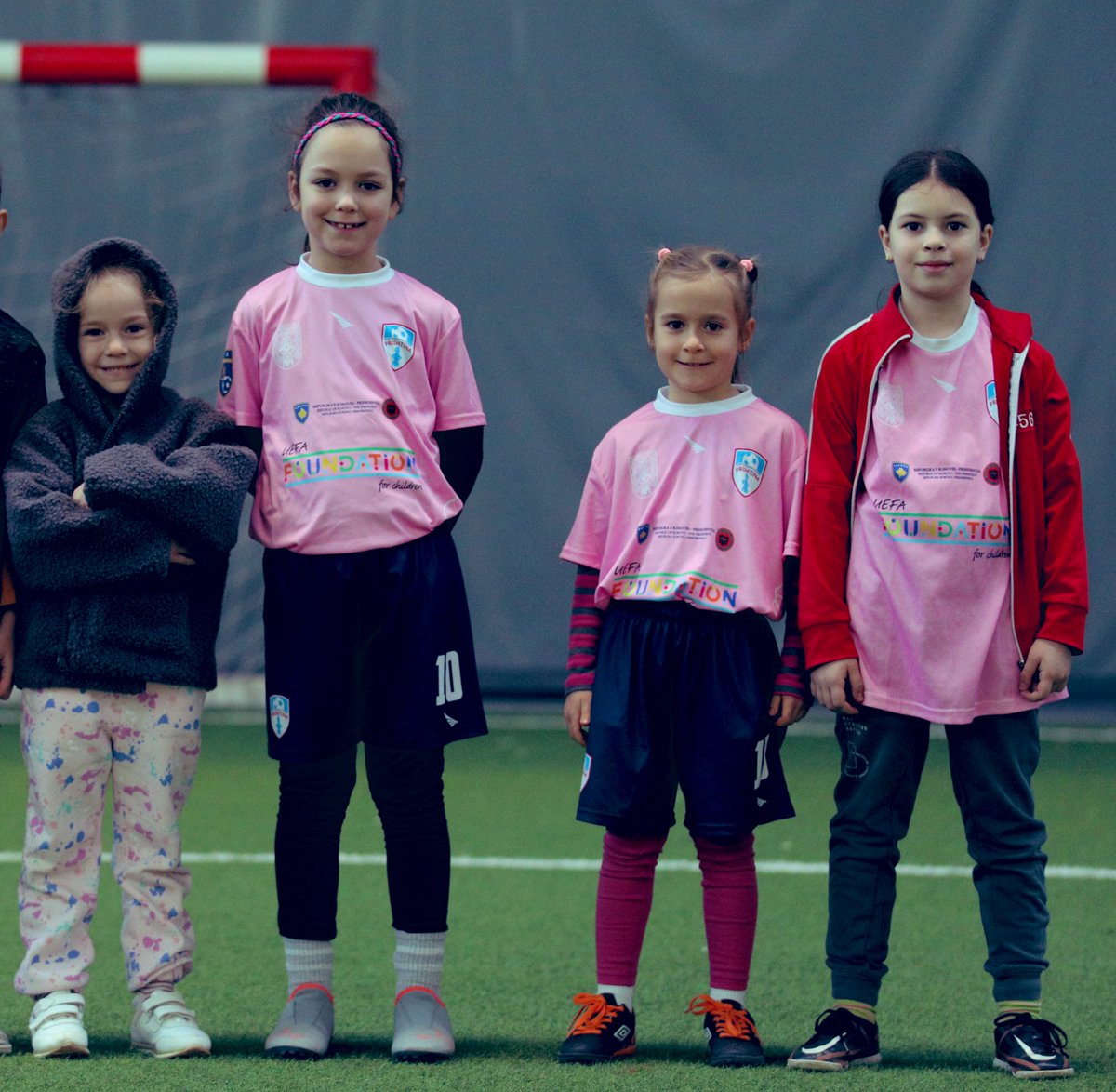 🌟 Thrilled to introduce Katya, a talented 7-year-old football player from Ukraine 💙💛joining KFV Prishtina under <a href="/UEFA_Foundation/">UEFA Foundation</a> project. Let's cheer for Katya as she embarks on this incredible journey, developing her skills with her new teammates in Prishtina! 🌟⚽️🇺🇦🇽🇰