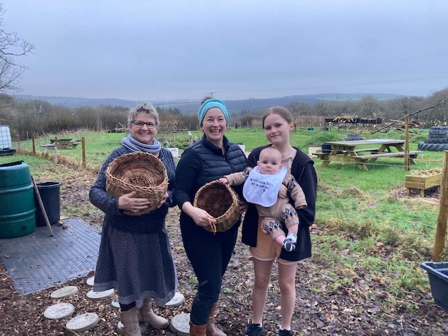 Learning to make a different style willow basket today. Thank you @CassandraLishman. Lowri &amp; Iori enjoying the workshop #startthemyoung
Thank you <a href="/CAVOCeredigion/">CAVO Ceredigion</a> @PembrokeshireWillow #willowweaving #IntergenerationalActivities #wellbeing @SFarms_Gardens @RHSBloom <a href="/CampingCoedmor/">Coedmor Camping and Coedmor Jubilee Woods</a>