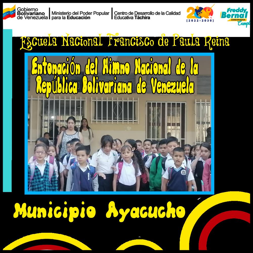 Actividad Cívica. Escuela Nacional Francisco de Paula Reina. Municipio Ayacucho. @MPPEDUCACION <a href="/CDCETachira/">CDCE Táchira</a> <a href="/Crazet2011/">Crazet2011</a> <a href="/cdceayacucho/">CDCE Municipio Ayacucho</a> <a href="/circuito4ayacu/">𝓒𝓲𝓻𝓬𝓾𝓲𝓽𝓸 𝓔𝓭𝓾𝓬𝓪𝓽𝓲𝓿𝓸 4</a>