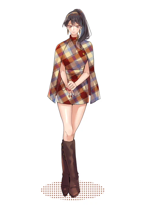 いろんな服描いてた。 