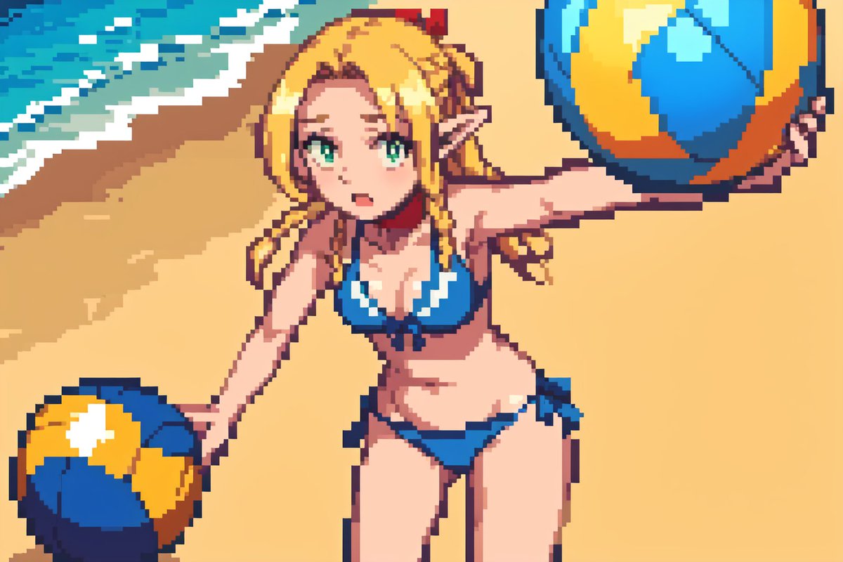 SSUMMERART's tweet photo. 沙灘排球飯 Delicious in Beach Volleyball

⟪迷宮飯 Delicious in Dungeon⟫ --SSummerArt  
#DeliciousinDungeon #Marcille #SSummerArt #AiArt #Anime #LookBook #AnimeArt #Waifu #AnimeGirl #AiArtwork #AIイラスト #AI繪圖 https://t.co/JfvEItazJJ