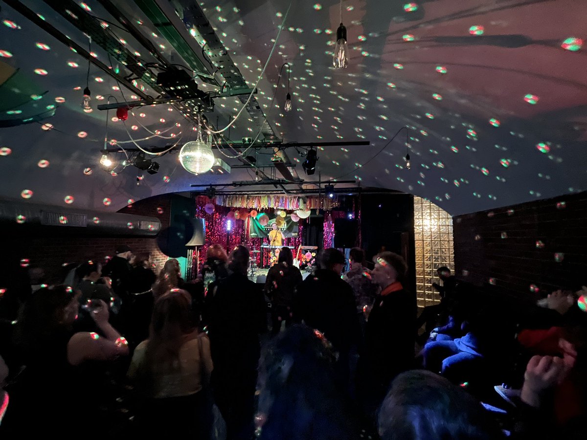 Maximum glitterball last night  <a href="/TheTin/">The Tin Music & Arts</a> with <a href="/barpandoramusic/">Bar Pandora</a> sounding tremendous for #IVW24 @IVW_UK <a href="/BBC6Music/">BBC Radio 6 Music</a> <a href="/BoudicaFestival/">Boudica Festival</a>