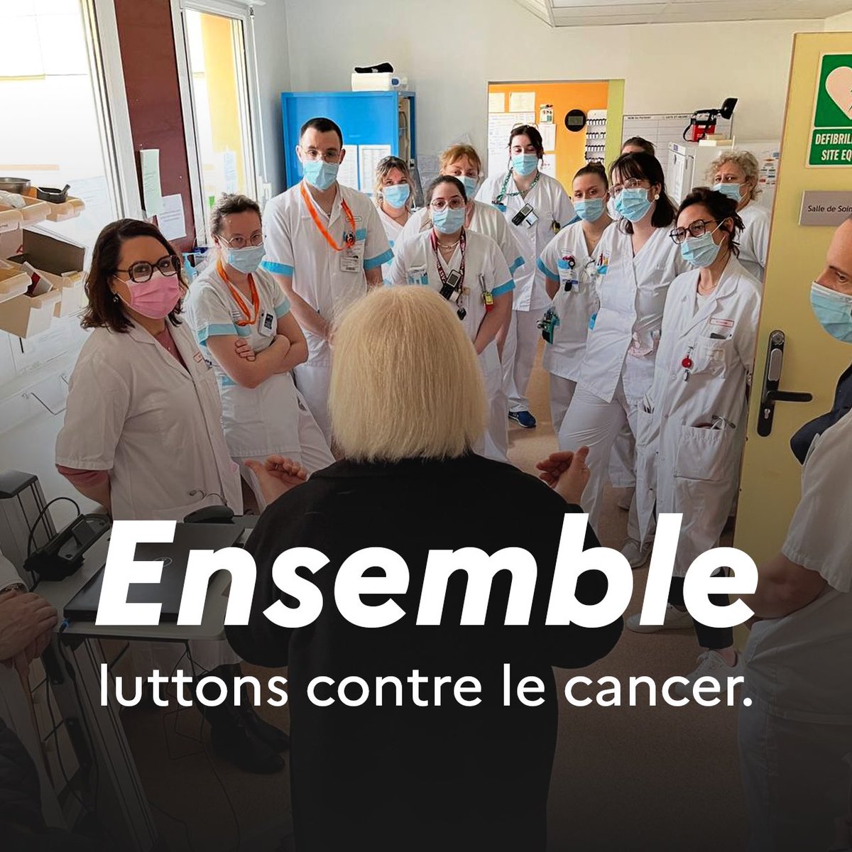 À l’occasion de la journée mondiale contre le cancer, j’ai tenu à saluer les équipes de l’institut Godinot à Reims. Leur investissement dans l’accompagnement des patients est exemplaire.

Le cancer est l’affaire de tous. Face au cancer : sensibiliser, prévenir, dépister.