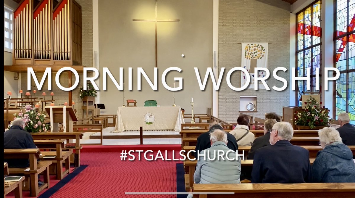 StGallsChurch's tweet photo. Sunday Morning from St Gall's Church is a service of Holy Communion. With the Very Reverend Rod Smyth as our preacher. 

https://t.co/RCs5Riy3rZ https://t.co/wpFVhwE3je