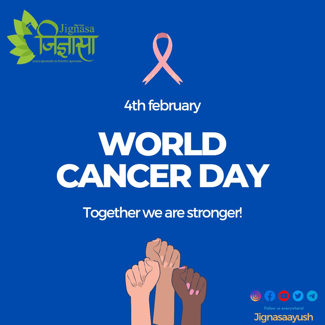 Jignasa (@jignasaayush) on Twitter photo Today, on World Cancer Day, we stand in solidarity with warriors fighting cancer, survivors who've won their battles, and remember the  souls we've lost.Cancer affects us all,directly or indirectly, and today, we unite for a common cause:to conquer cancer. #CancerDay
#jignasa Today, on World Cancer Day, we stand in solidarity with warriors fighting cancer, survivors who've won their battles, and remember the  souls we've lost.Cancer affects us all,directly or indirectly, and today, we unite for a common cause:to conquer cancer. #CancerDay
#jignasa