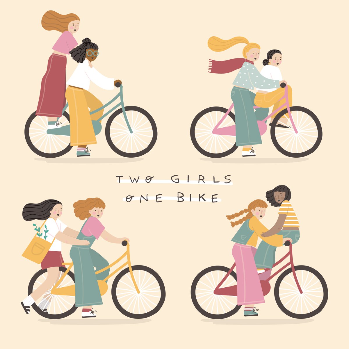astro_gelato's tweet photo. Two girls / one bike 👯🚲

Every  time I see a pair of #girls wobbling on a #bike together along the  streets of #Haarlem I become so nostalgic. It brings back memories of  endless summer days as a teenager. 

Which one were you: the one cycling or the one enjoying the views? https://t.co/Zf7qNE40CE