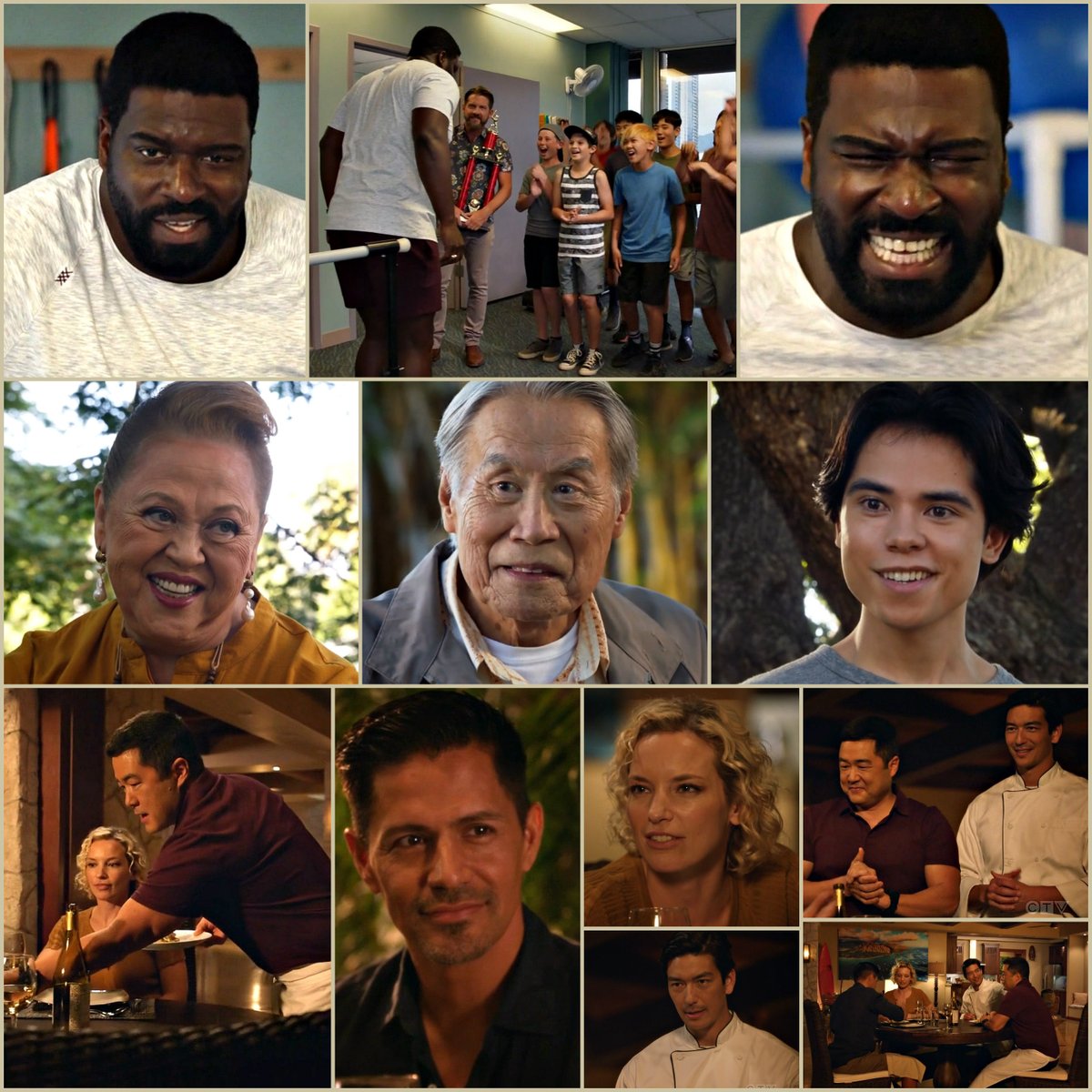 #magnumpi 5x13 'Appetite for Danger'❤️I love our excellent Chop-Cop Gordon. Also, TC taking care of the emotional part!💖 #MPEyes #jayhernandez #stephenhill #timkang #zachknighton #amyhill #perditaweeks @Tim__Kang #magnum #SaveMagnumPI