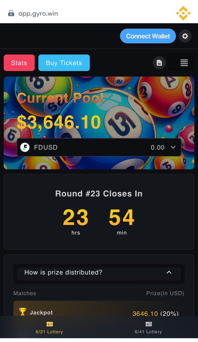 Gyrowin's tweet photo. ➡️Round 23 of 6/21 lotteryis live 🔥
➡️There is over 3600$ to be won.
➡️https://t.co/lFSr2DAJrM
➡️Each cost costs only $1 . Do not miss it.
➡️Good luck 🤞
#lottery #jackpot #fun #gyrowin https://t.co/5Fw9YJsblw