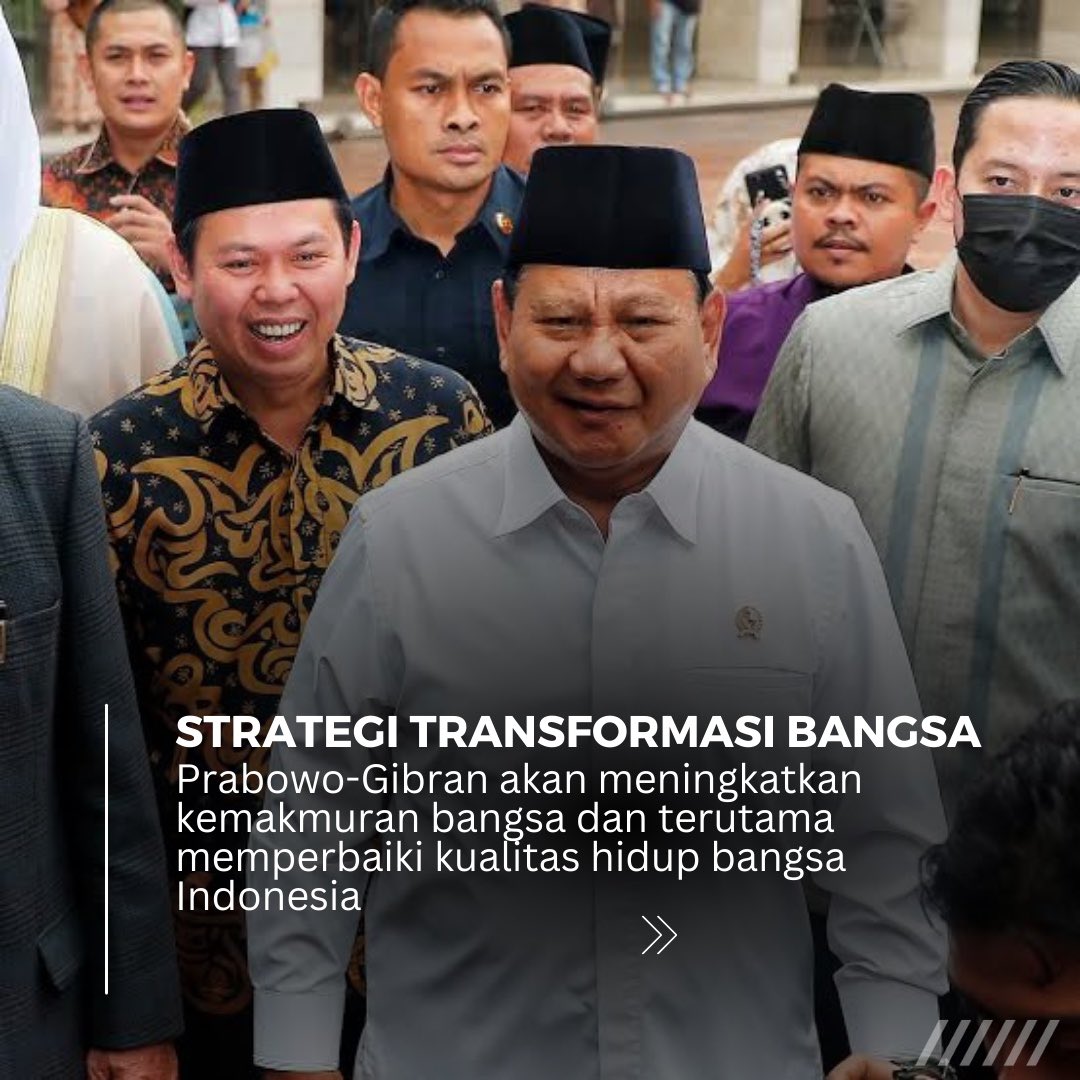 Strategi transformasi bangsa Prabowo Gibran😎 @NayDonuts @abby6mei @mimih6mei @mediaselebritis @gueorangtimur #WaktunyaPrabowoGibran