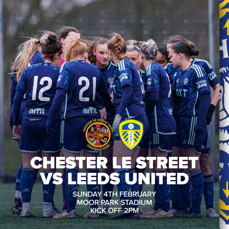 LUFC's tweet photo. 🆚 #LUFCW are back in league action, as they travel to Chester Le Street. Follow all the updates on our website from 2pm!