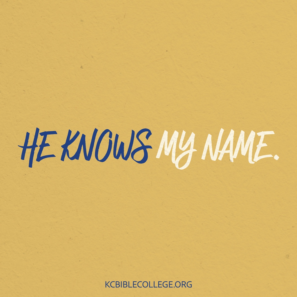 kcbiblecollege's tweet photo. “But now, thus says the Lord, who created you, O Jacob, And He who formed you, O Israel: ‘Fear not, for I have redeemed you; I have called you by your name; You are Mine.’” - Isaiah 43:1 NKJV
#Godknowsyou #Heknowsmyname #fullyknown #fullyloved https://t.co/PQCb52iG2L