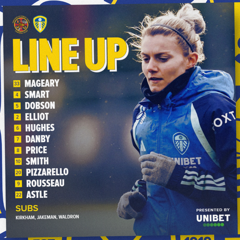 LUFC's tweet photo. 🆚 #LUFCW are back in league action, as they travel to Chester Le Street. Follow all the updates on our website from 2pm!