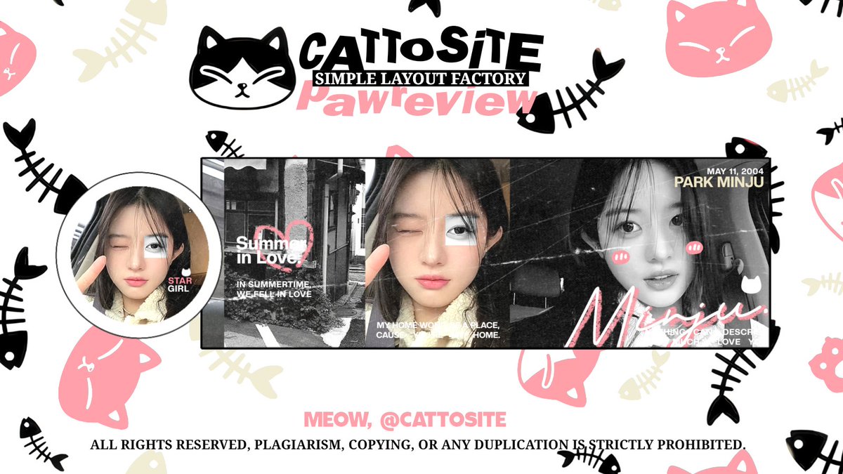 cattosite's tweet photo. Attention cattos 📢
Repost are very appreciated, thank you 🐈‍⬛ Aku bawa FREE layout dari 2 kakak anon yang baaaaik hati ‼️🥳 Bisa kamu claim jam 21.00 WIB via DM @sachaillo ya, jangan lupa dibaca dulu rulesnya ☝🏻 #zonauang https://t.co/fBNPXj3OxL