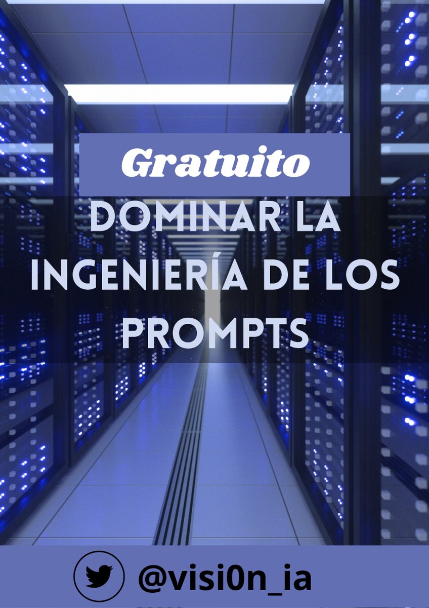 VISI0N_IA's tweet photo. Dominar la ingeniería de prompts es la clave para dominar innumerables habilidades gracias a la IA en 2024

Por eso he creado una guía "Dominar la ingeniería de prompts"

Con un valor de 59 €

¡Pero gratis durante 72 horas!

Para obtenerlo :

RETWEET
COMENTA "IA" 
SEGUIR para DM https://t.co/zuMXSNzT9J