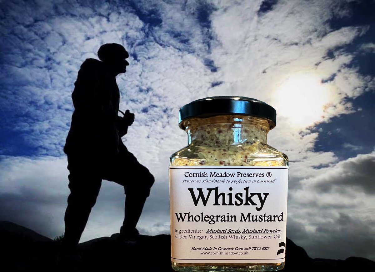 #whisky #mustard #wholegrain #onlineshopping 

cornishmeadow.com/mustards-onlin…
#scottishwhisky #handmade #artisanproducer #Cornwall