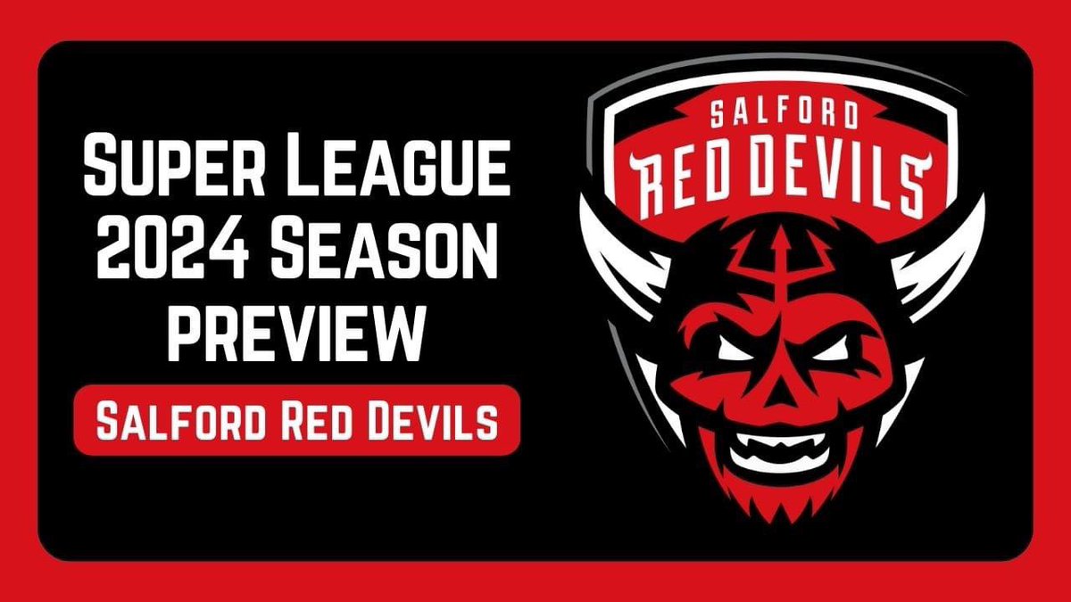 🎥 Salford Red Devils 2024 Super League Season 

Callum discusses their incomings and outgoings leading up to the season. Callum also gives an overview of how Salford may set up and how they will get on in 2024.

youtu.be/tguDmAT5Llc