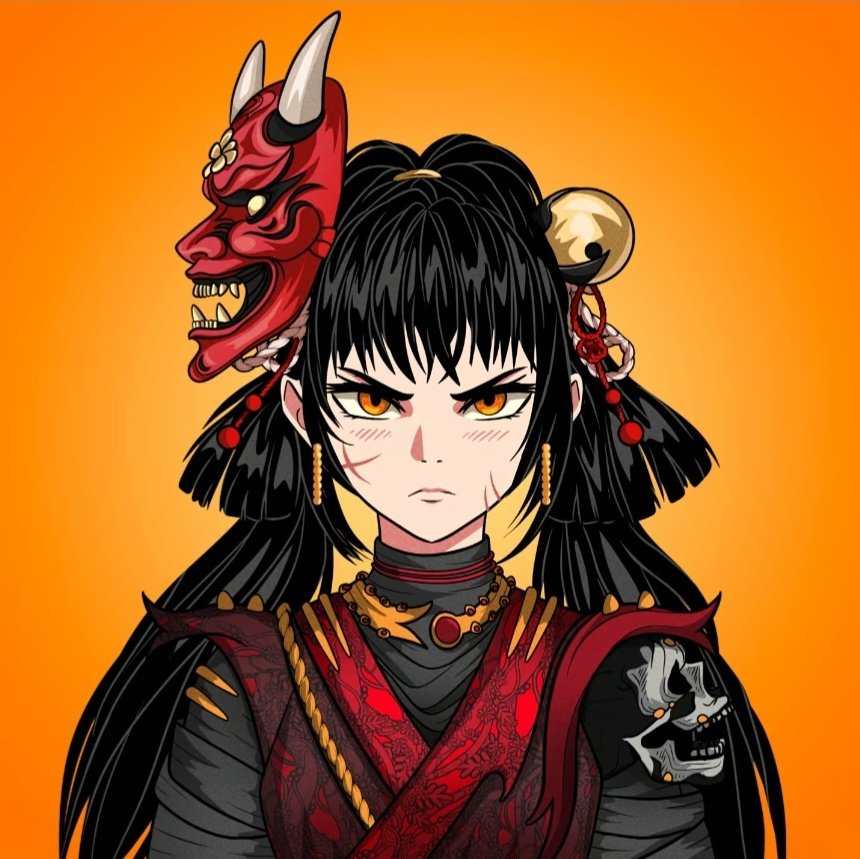 @SpartaPGX @yurosako @gangverse @cryptocomnft @LoadedLions_CDC @cryptocom My only #Misaki... #FFTB
#CROfam

#Yurosako 👹💀 
@yurosako
#SkullGang #empress 

#NFT #NFTS #NFTCommunity