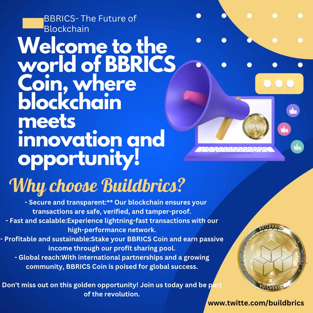 Don't miss out on this golden opportunity! Join us today and be part of the revolution. #trade #AFCON2023 #ETH #USDT #Bbric #bbrics #EarnedEveryDay