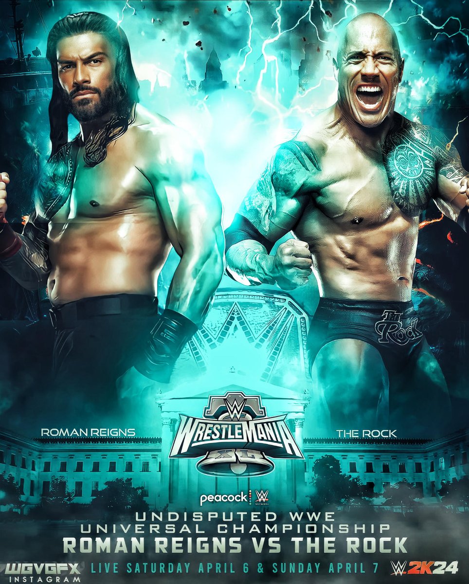 FarmerSuplex's tweet image. Let's settle this once and for all. 

RT - Roman Reigns vs Cody Rhodes 🔥
Like - Roman Reigns vs The Rock ❤

#WrestleMania #WeWantRocky Or #WeWantCody 

BIG TEST FOR CODY NATION.