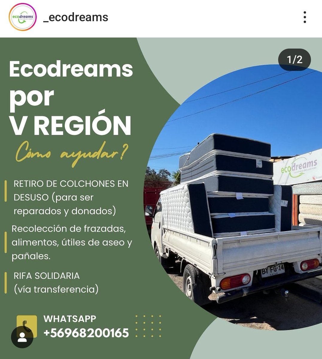 unxciudadana's tweet photo. Si tienes colchones malos o en desuso puedes hablar con ellos, ellos lo repararan y lo entregaran a quienes perdieron todo 

Buscan colchones en Santiago y en qta región, hagan rt si pueden ❤️ https://t.co/vnHQgAj1st