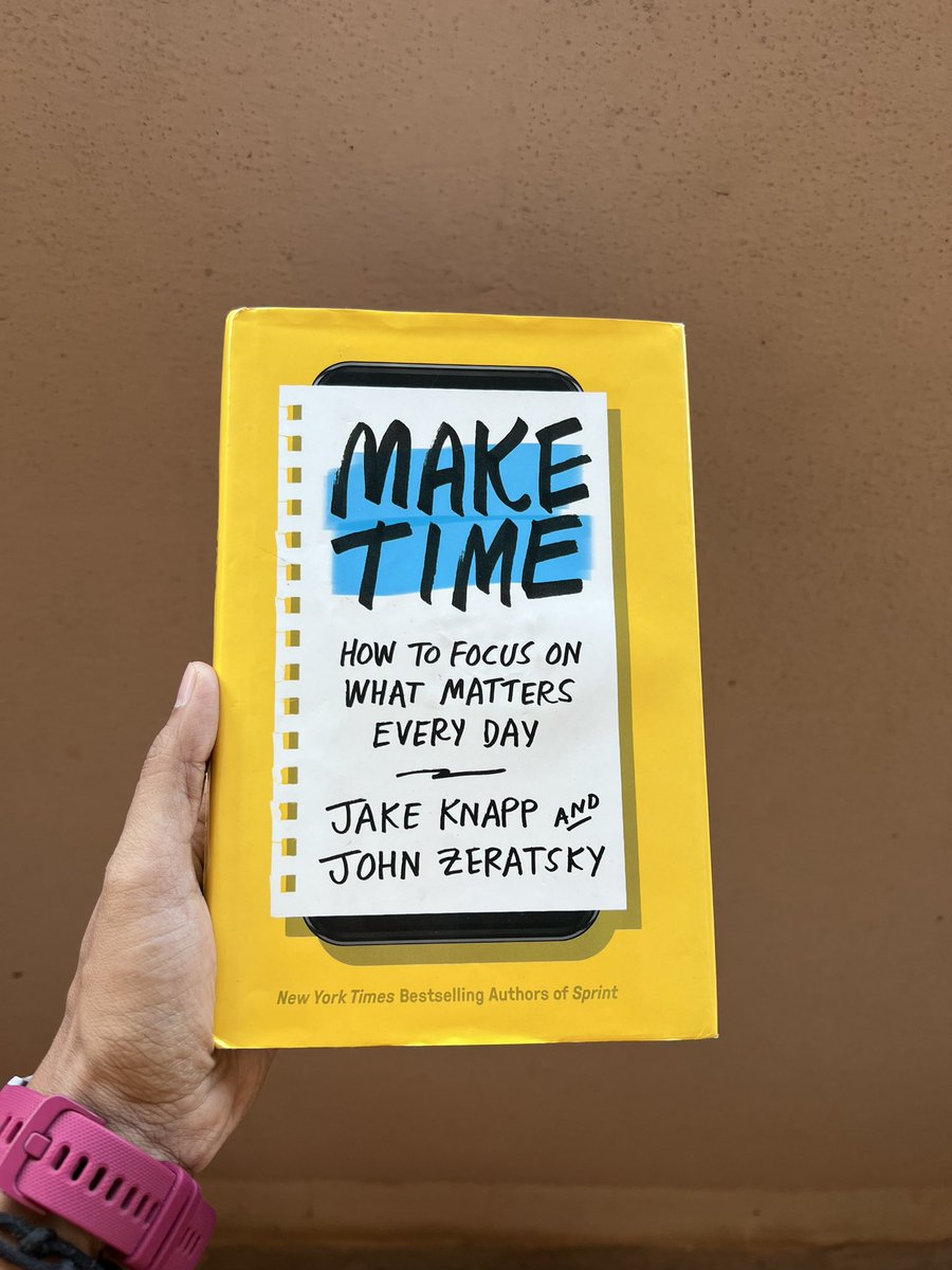Couldn’t make it to @sankeyreads today but finished book #2 of 2024. Highly recommend it if you’re looking to get better with time management with some fun and doable tactics! #MakeTime #SankeyReads