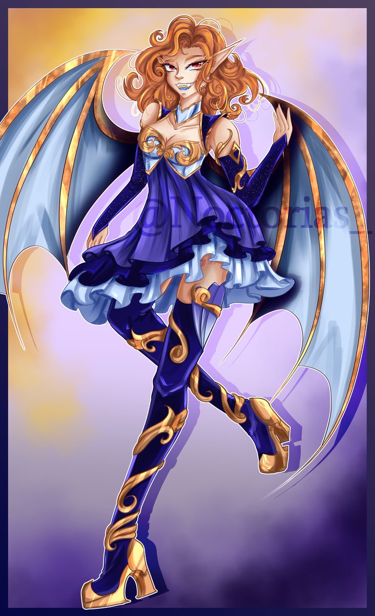 Noctorias_'s tweet photo. I've been wanting a change for a while now and I am finally able to finalize a look! 
It's feels good to finally have a good reference of her <3 https://t.co/zZZGPFTV3X