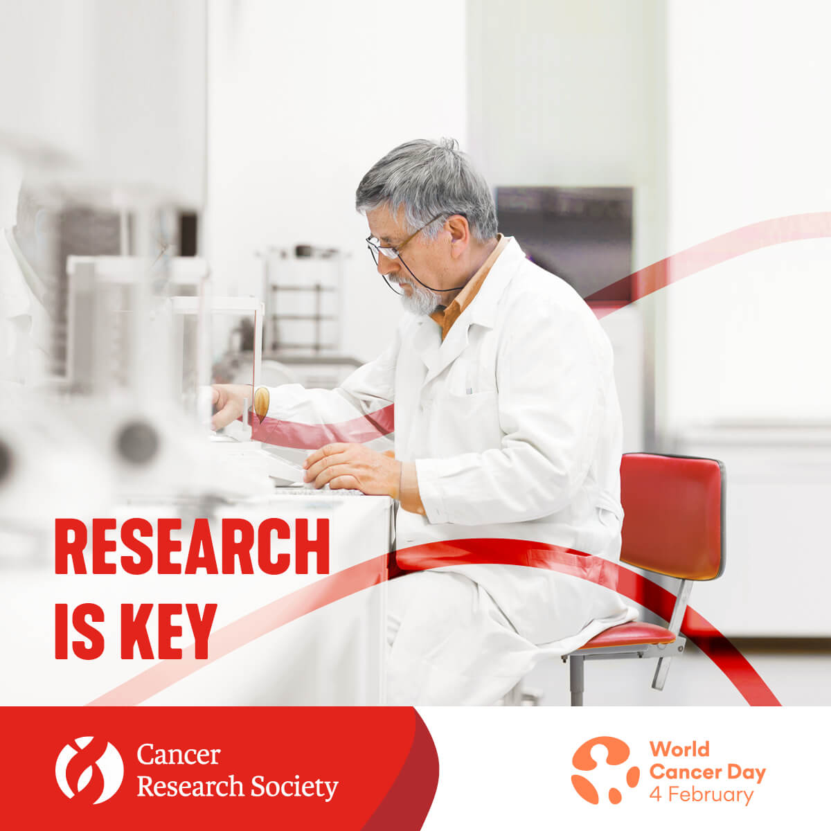 ❗Around 45% of Canadians will be diagnosed with cancer in their lifetime, and 1 in 4 will die from it. 💪For #WorldCancerDay, change the statistics! Give to research that saves lives: loom.ly/vnzOVCY #CancerResearchSociety