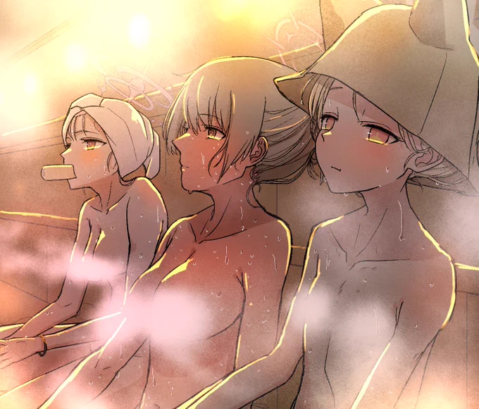 #ブルアカサウナパーティー 