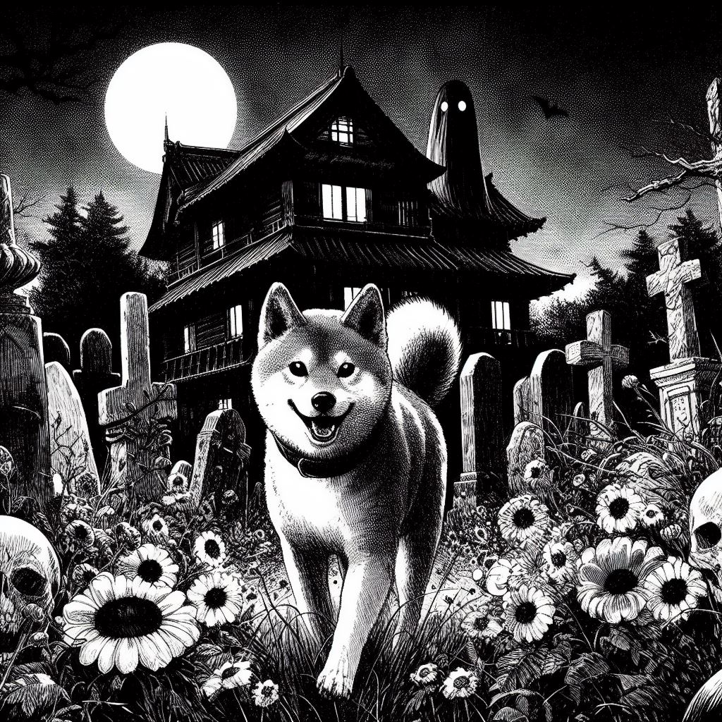 Here's to another long day.  Eat breakfast.  Some Luna Inu $Linu ai art. Testing various environments and locations to see what looks good.  #AIArtwork #Crypto #altcoins