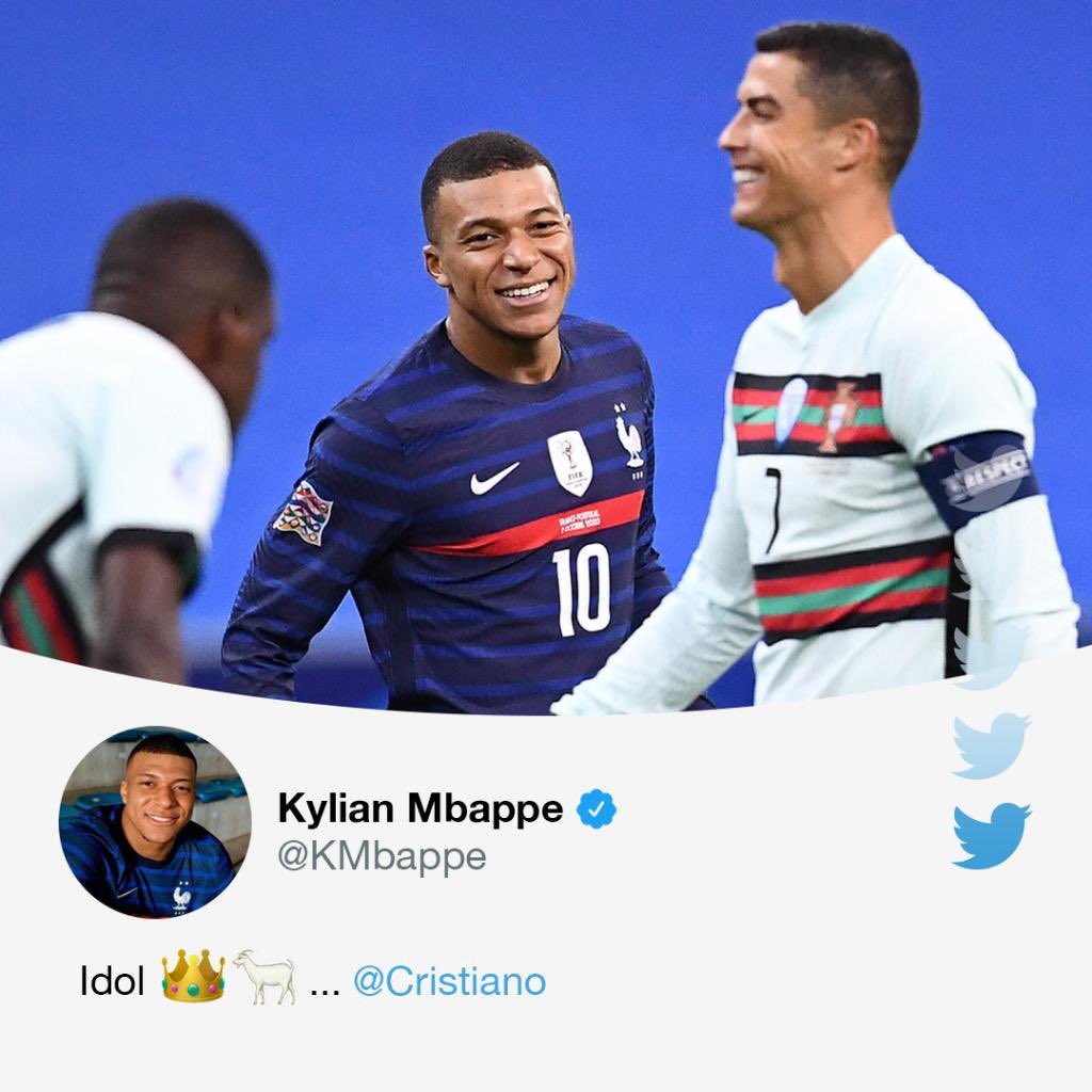 CristianoXtra_'s tweet photo. Kylian Mbappé’s real football Idol.

Never forget! https://t.co/z7DAvwzXVj