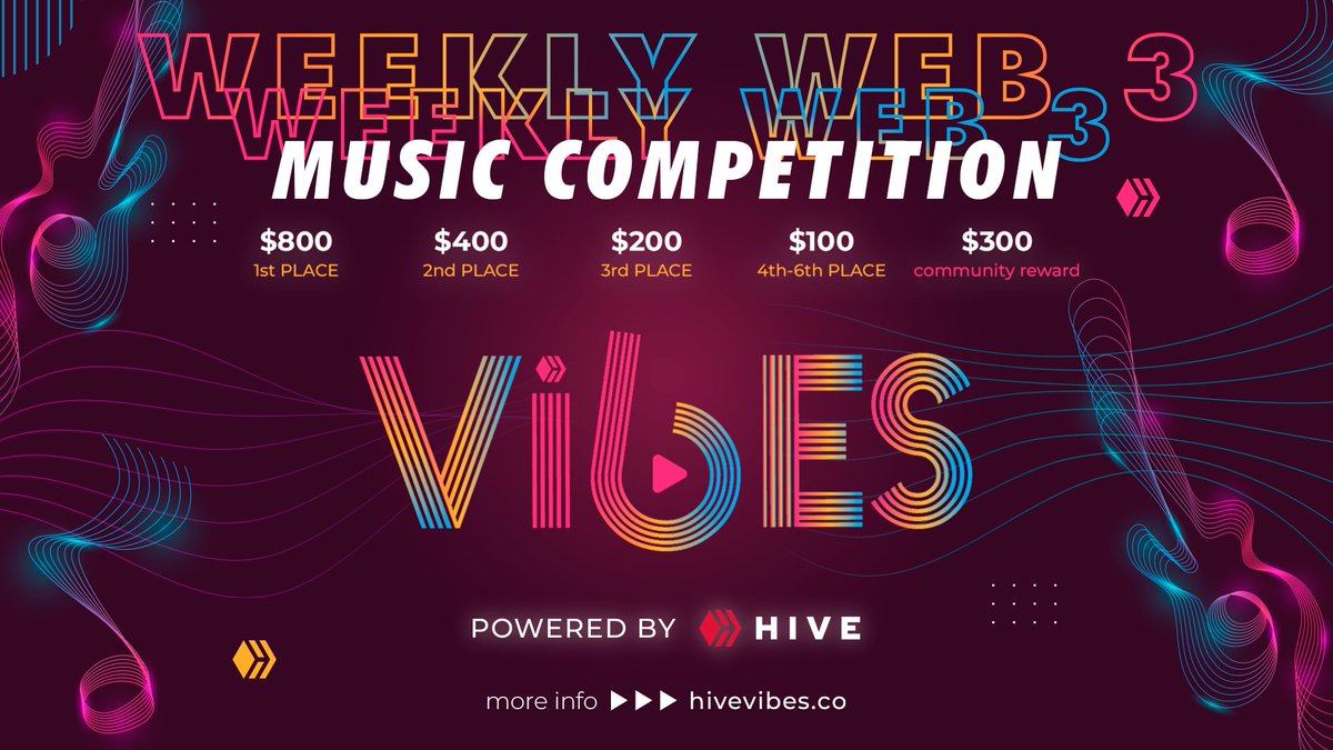 GM.🧡 The submissions to our #Web3 music competition are open. Our announcement post went out yesterday. 😎 We are giving away the biggest prizes 💸in Web3 for simple video submissions via Twitter (X). Web3 needs musicians! 🎸🎶🎺🎻🎙️ #Hive has been generous to help us grow