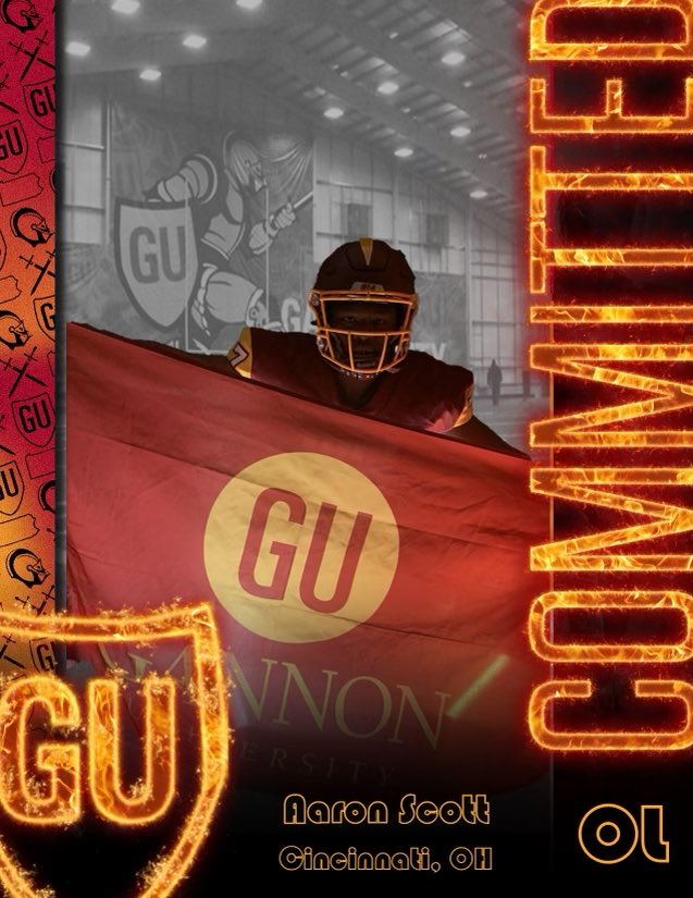 I’m excited to announce that my next 4 years will be at Gannon University! I want to thank the man above, my family, coaches, and future coaches that believed in me. #BlessedAndGrateful #Committed #GannonUniversity