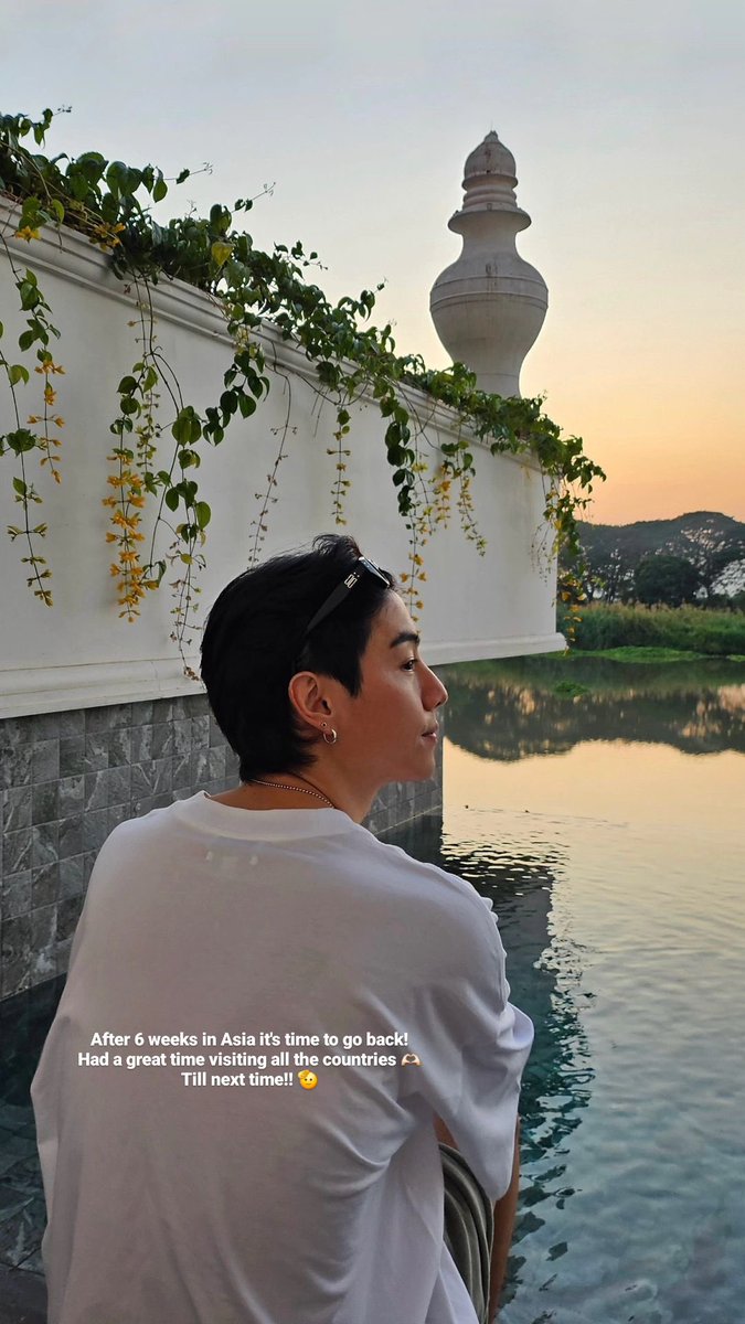withyoumarktuan's tweet image. 240204 Mark’s IG Story Update

“After 6 weeks in Asia it’s time to go back! 
Had a great time visiting all the countries 🫶🏻 
Till next time!! 🫡”

#MarkTuan #Mark #段宜恩 #마크 
@marktuan @DNAmngmnt