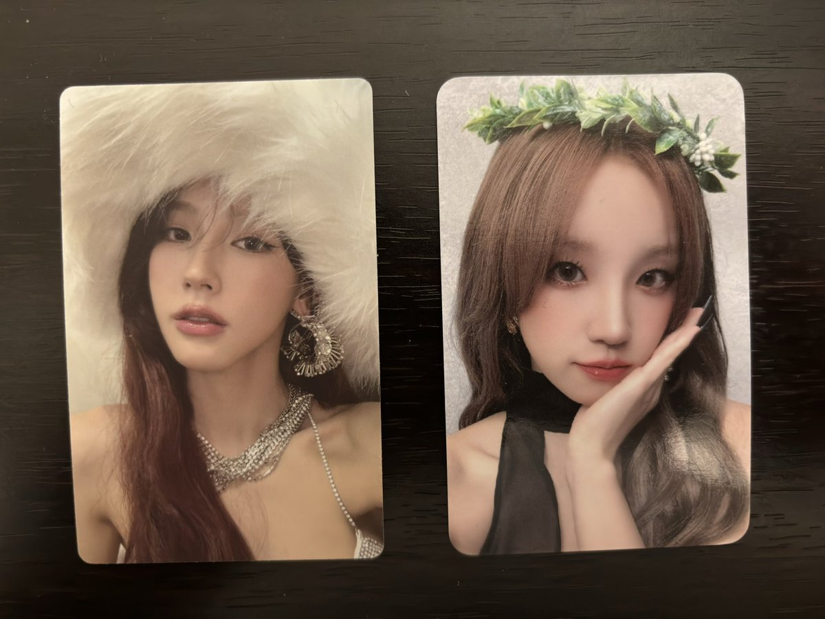 yoppy_dappy's tweet photo. 【交換】(G)I-DLE｜2nd Full Album 『2』　トレカ

譲）ミヨン　ウギ
※写真1枚目

求）シュファ　できればウギの同種
※写真2枚目

郵送の取引でお願いします。
リプライ&amp;DMお待ちしております🙇‍♂️ https://t.co/TaMzDAwgh4