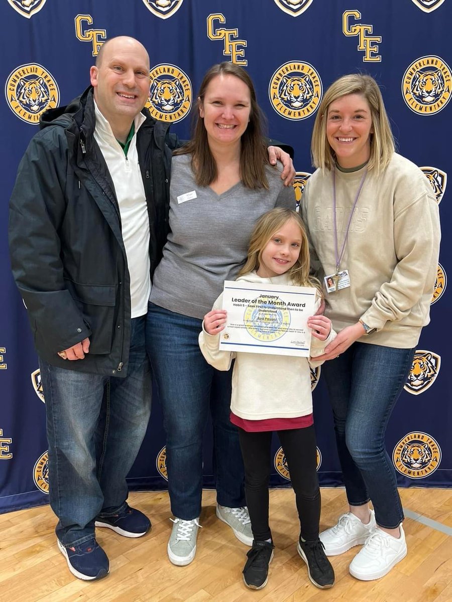 MrsTalton2's tweet photo. On Friday, we celebrated our January Leader of the Month! Sweet Ava does a great job everyday! 💙🐯 https://t.co/bGyRi0R0Qq