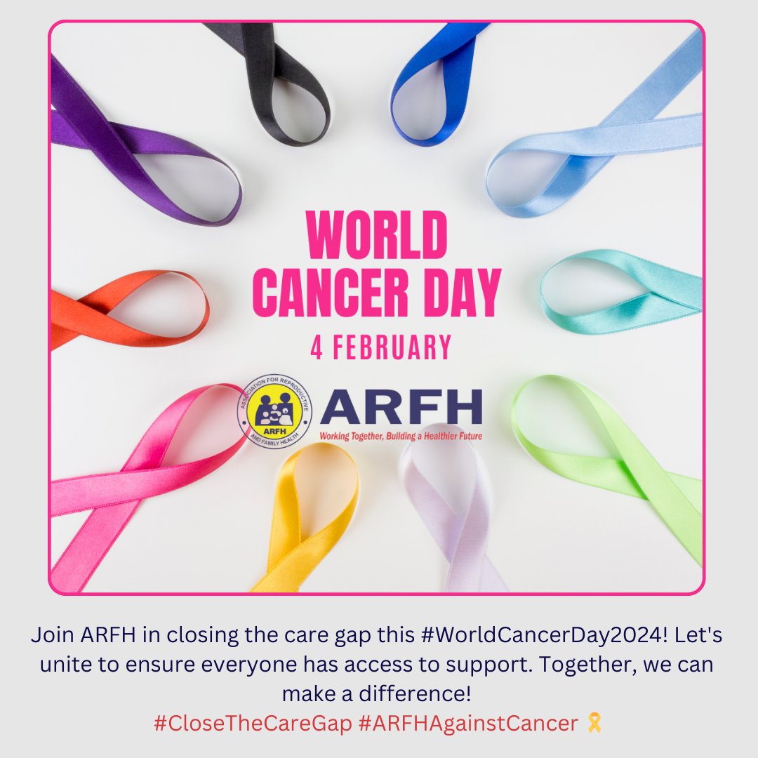ARFHng's tweet photo. #WorldCancerDay2024 - "Close the Care Gap"
Today, let's stand together to bridge the divide in cancer care, ensuring that everyone, everywhere has access to life-saving resources and support.
#CloseTheCareGap #ARFHAgainstCancer #UnityAgainstCancer #CancerAwareness #TogetherWeCan https://t.co/uQ044rRnVQ