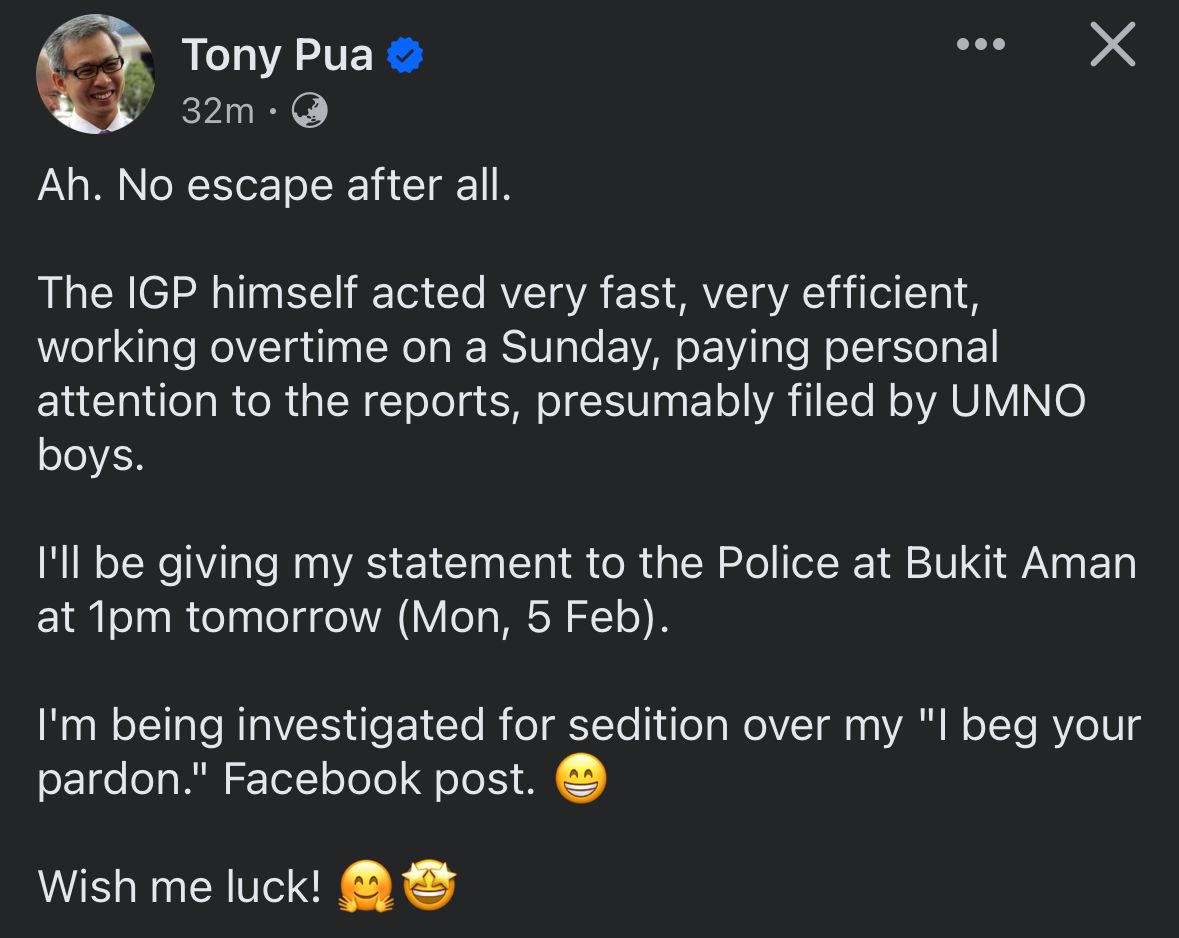 imokman's tweet photo. We remember what @tonypua did to reveal the magnitude of the 1MDB scandal when he was an MP. The people of Malaysia are still paying billions of RM on the debts incurred as a result of this scandal. I hope the leaders of @pakatanharapan_ do not forget. https://t.co/6j2nbY5IfW
