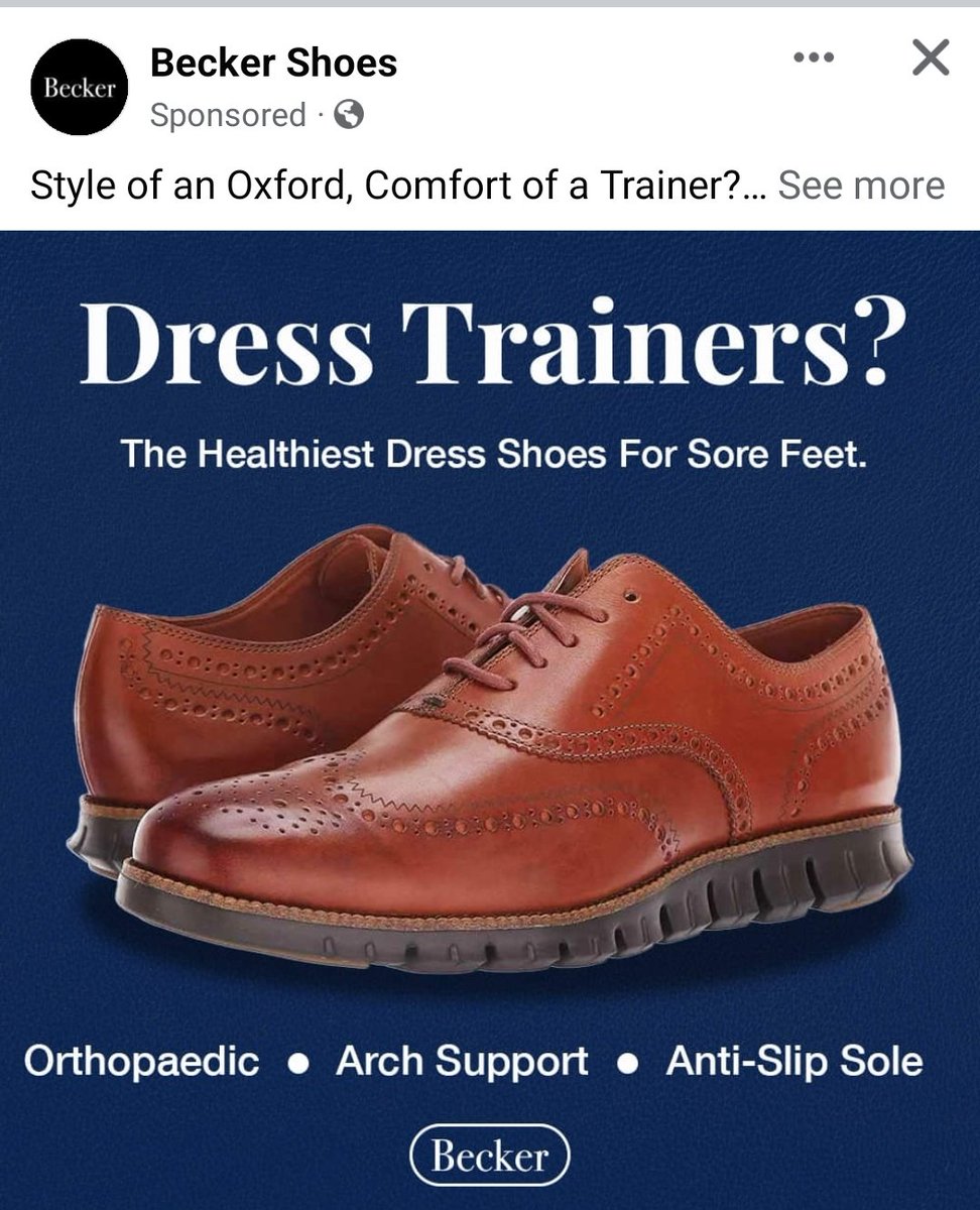 X Algorithms clearly are far from perfect when they think this product may be of interest to me. I assume this is the footwear equivalent of methadone to wean the addicted off plimsolls.