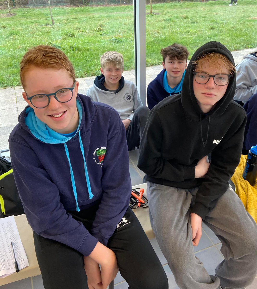 Back at county championships with Leo, Toby, Sam &amp; Oscar this morning